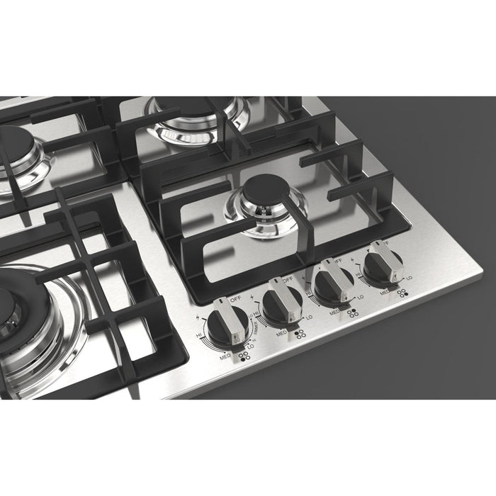 Fulgor Milano 24 in. 400 Series Gas Cooktop with 4 Burners in Stainless Steel - F4GK24S1