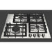 Fulgor Milano 24 in. 400 Series Gas Cooktop with 4 Burners in Stainless Steel - F4GK24S1