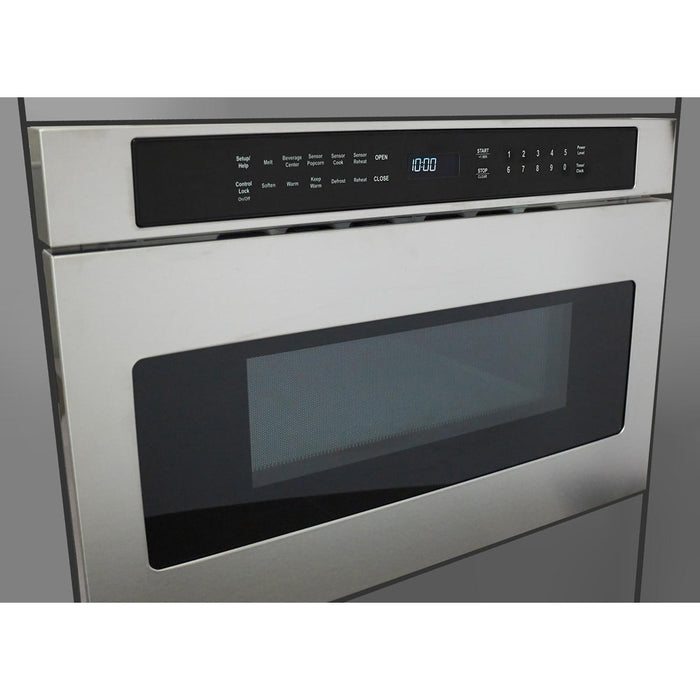 Fulgor Milano 24 in. 700 Series Built-In Microwave Drawer - F7DMW24S2