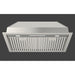 Fulgor Milano 28 in. 600 CFM Professional Range Hood Insert in Stainless Steel - F4BP28S1