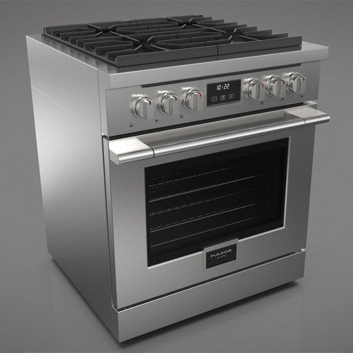 Fulgor Milano 30 in. 400 Series Accento All Gas Range in Stainless Steel - F4PGR304S2