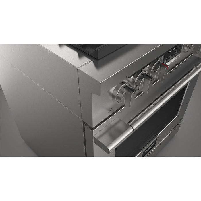 Fulgor Milano 30 in. 400 Series Accento All Gas Range in Stainless Steel - F4PGR304S2