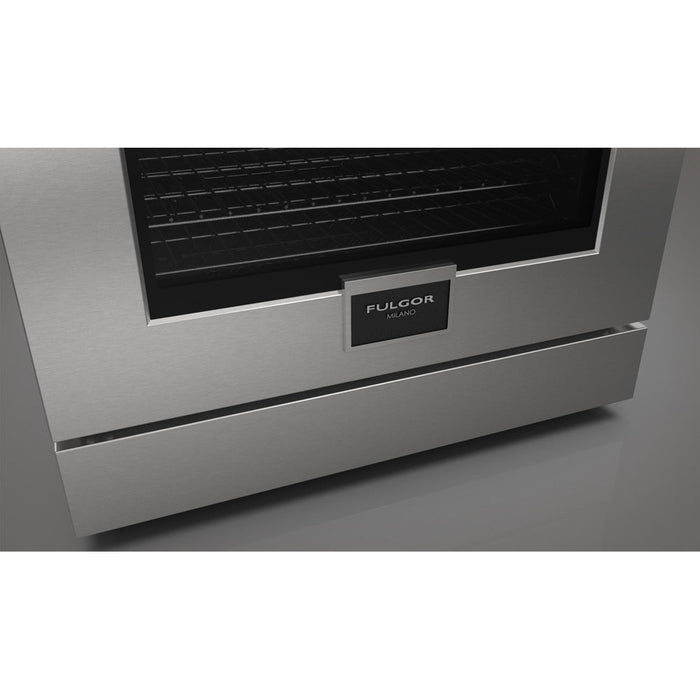 Fulgor Milano 30 in. 400 Series Accento All Gas Range in Stainless Steel - F4PGR304S2