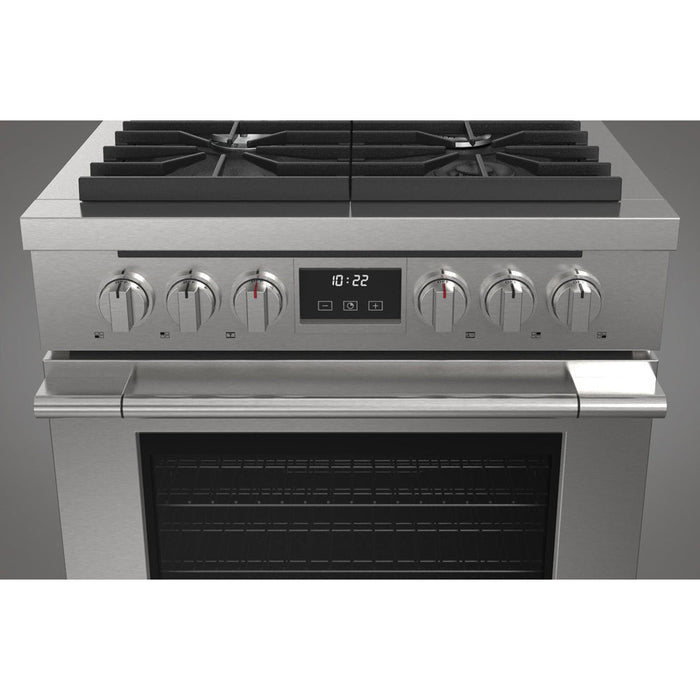 Fulgor Milano 30 in. 400 Series Accento All Gas Range in Stainless Steel - F4PGR304S2