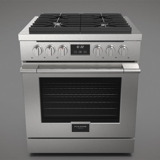 Fulgor Milano 30 in. 400 Series Accento All Gas Range in Stainless Steel - F4PGR304S2