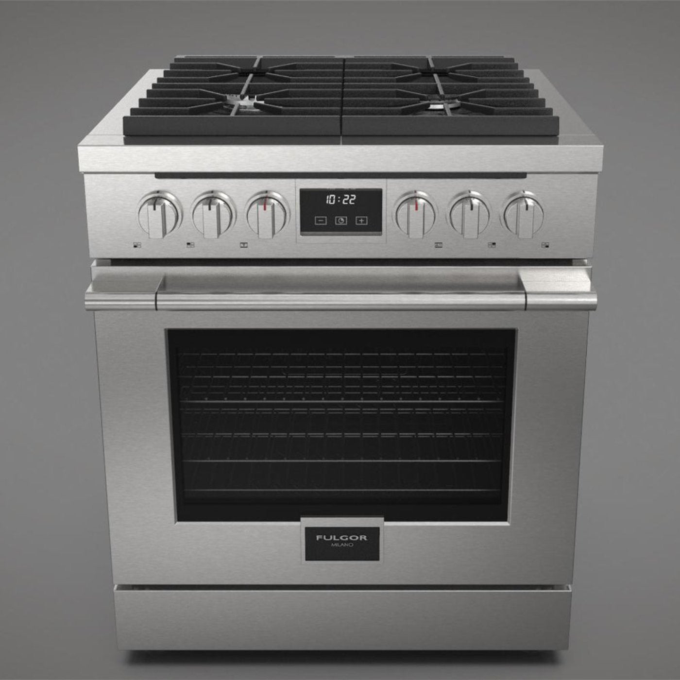 Fulgor Milano 30 in. 400 Series Accento All Gas Range in Stainless Steel - F4PGR304S2