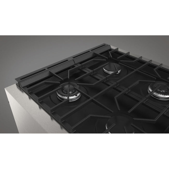 Fulgor Milano 30 in. 400 Series Accento Dual Fuel Range in Stainless Steel - F4PDF304S1