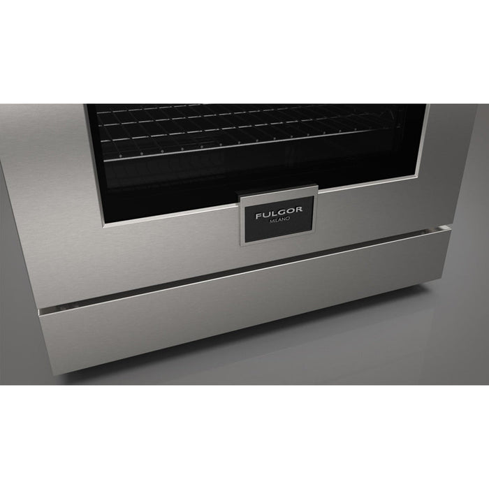 Fulgor Milano 30 in. 400 Series Accento Dual Fuel Range in Stainless Steel - F4PDF304S1