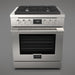 Fulgor Milano 30 in. 400 Series Accento Dual Fuel Range in Stainless Steel - F4PDF304S1