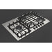 Fulgor Milano 30 in. 400 Series Gas Cooktop with 5 burners in Stainless Steel - F4GK30S1