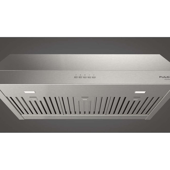 Fulgor Milano 30 in. 450 CFM Under Cabinet Range Hood in Stainless Steel - F4UC30S1