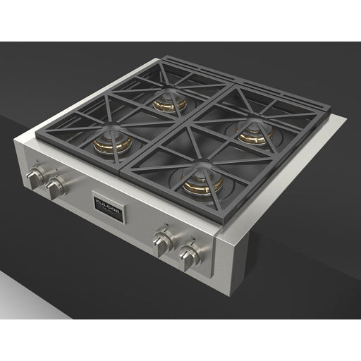 Fulgor Milano 30 in. 600 Professional Series All Gas Rangetop in Stainless Steel - F6GRT304S1