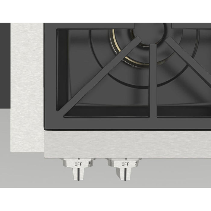 Fulgor Milano 30 in. 600 Professional Series All Gas Rangetop in Stainless Steel - F6GRT304S1