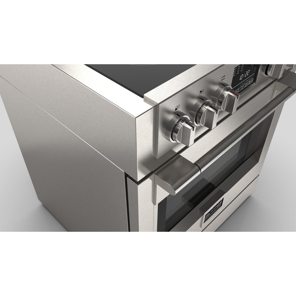 Fulgor Milano 30 in. 600 Series All Electric Induction Range in Stainless Steel - F6PIR304S1