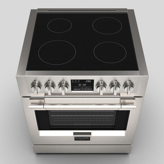 Fulgor Milano 30 in. 600 Series All Electric Induction Range in Stainless Steel - F6PIR304S1