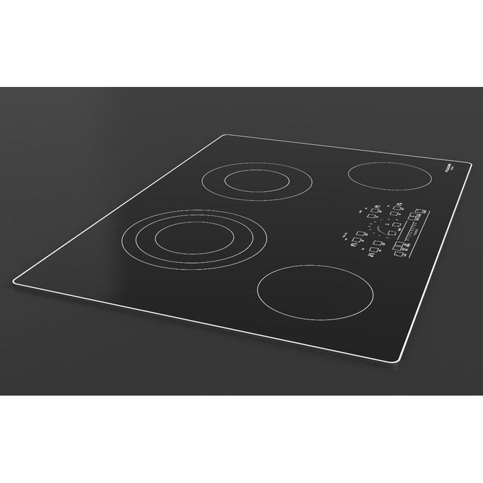 Fulgor Milano 30 in. 600 Series Electric Cooktop with 4 Burners and Glass Ceramic Cooktop in Stainless Steel - F6RT30S2