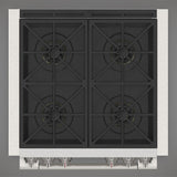 Fulgor Milano 30 in. 600 Series Pro All Gas Range with 4 Burners in Stainless Steel - F6PGR304S2