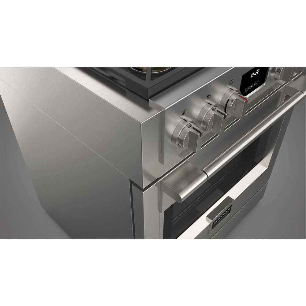 Fulgor Milano 30 in. 600 Series Pro All Gas Range with 4 Burners in Stainless Steel - F6PGR304S2