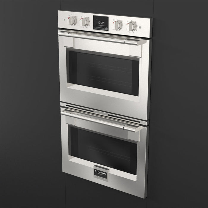 Fulgor Milano 30 in. Electric Built-in Double Wall Oven in Stainless Steel - F6PDP30S1