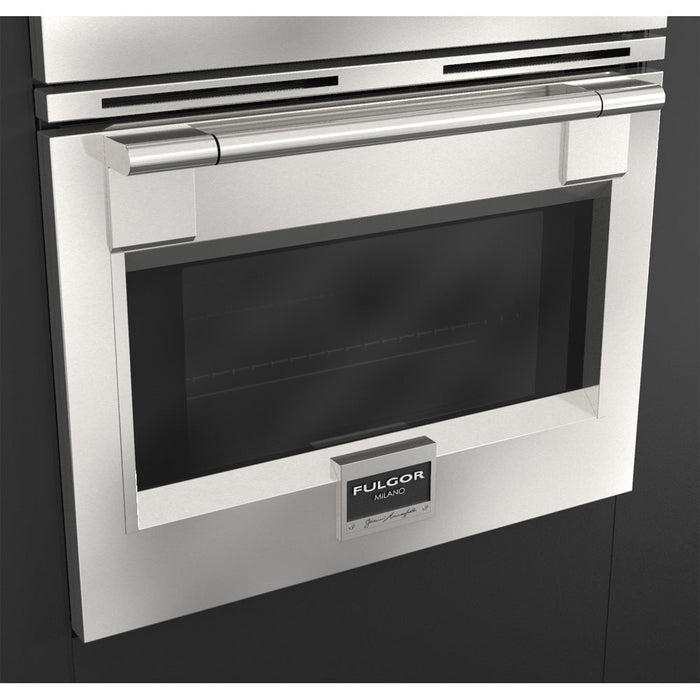 Fulgor Milano 30 in. Electric Built-in Double Wall Oven in Stainless Steel - F6PDP30S1