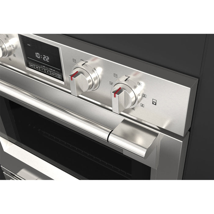 Fulgor Milano 30 in. Electric Built-in Double Wall Oven in Stainless Steel - F6PDP30S1