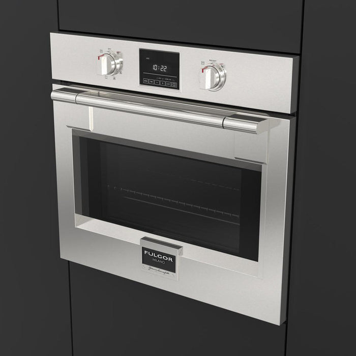 Fulgor Milano 30 in. Electric Built-in Single Wall Oven in Stainless Steel - F6PSP30S1