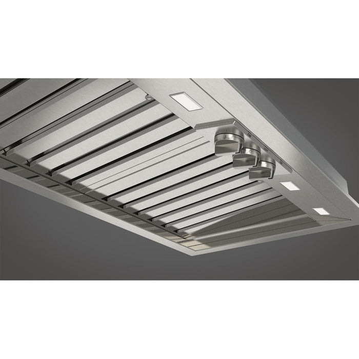 Fulgor Milano 34 in. 1000 CFM Professional Range Hood Insert with Knob Controls in Stainless Steel - F6BP34DS1