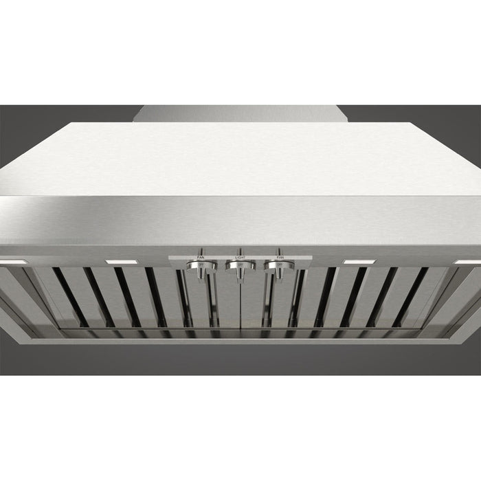 Fulgor Milano 34 in. 1000 CFM Professional Range Hood Insert with Knob Controls in Stainless Steel - F6BP34DS1