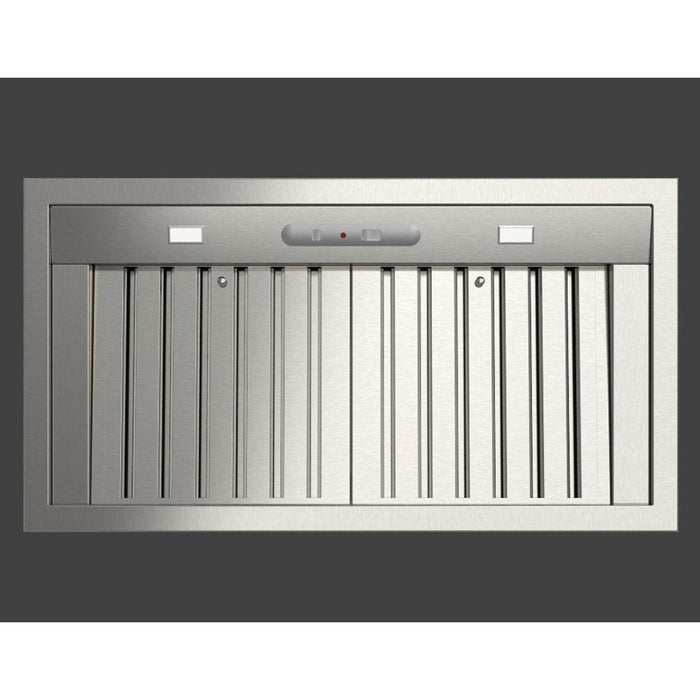 Fulgor Milano 34 in. 600 CFM Professional Range Hood Insert in Stainless Steel - F6BP34S1