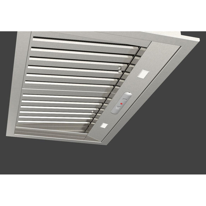 Fulgor Milano 34 in. 600 CFM Professional Range Hood Insert in Stainless Steel - F6BP34S1