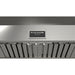 Fulgor Milano 36 in. 1000 CFM Professional Under Cabinet Range Hood with Knob Control in Stainless Steel - F6PH36DS1