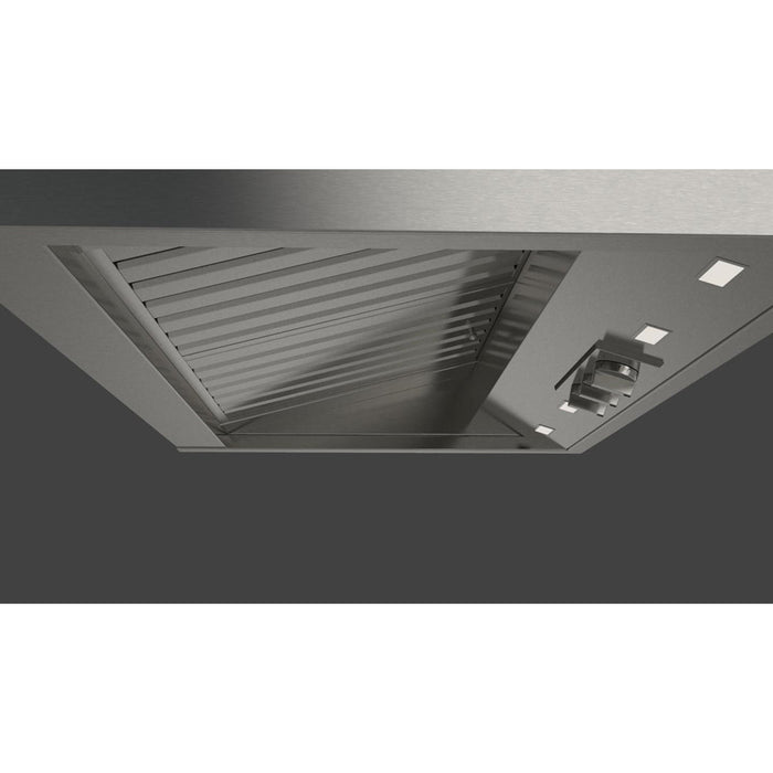 Fulgor Milano 36 in. 1000 CFM Professional Under Cabinet Range Hood with Knob Control in Stainless Steel - F6PH36DS1