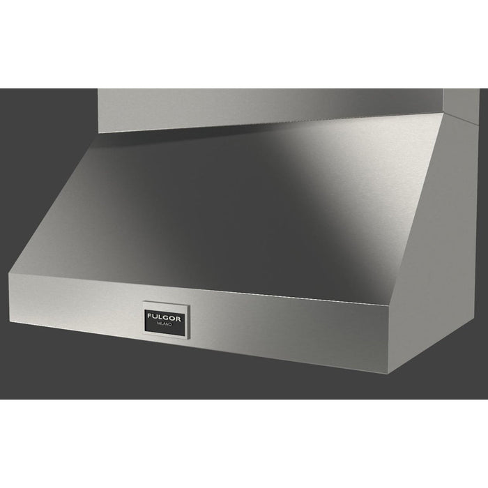 Fulgor Milano 36 in. 1000 CFM Professional Under Cabinet Range Hood with Knob Control in Stainless Steel - F6PH36DS1