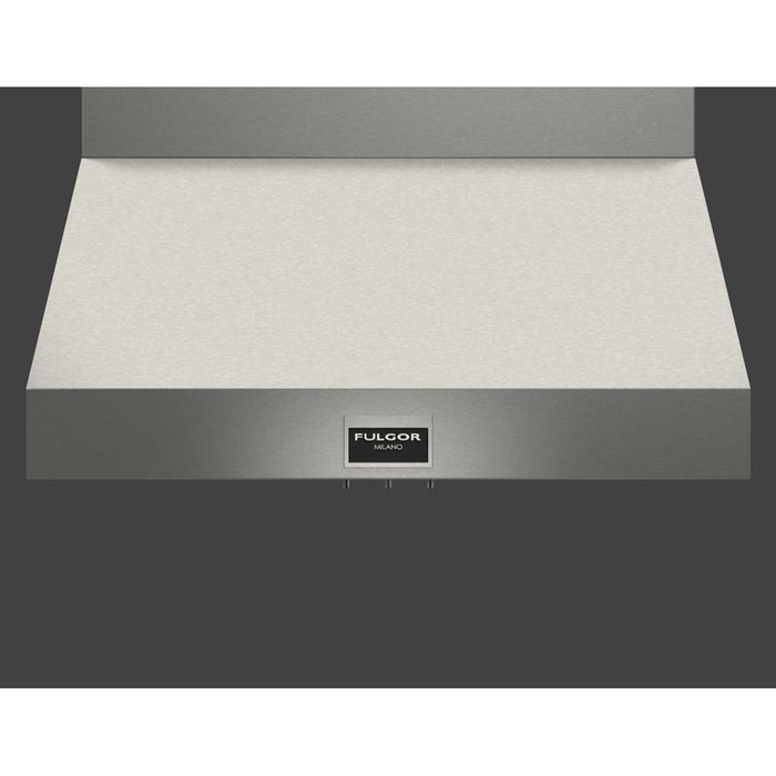 Fulgor Milano 36 in. 1000 CFM Professional Under Cabinet Range Hood with Knob Control in Stainless Steel - F6PH36DS1