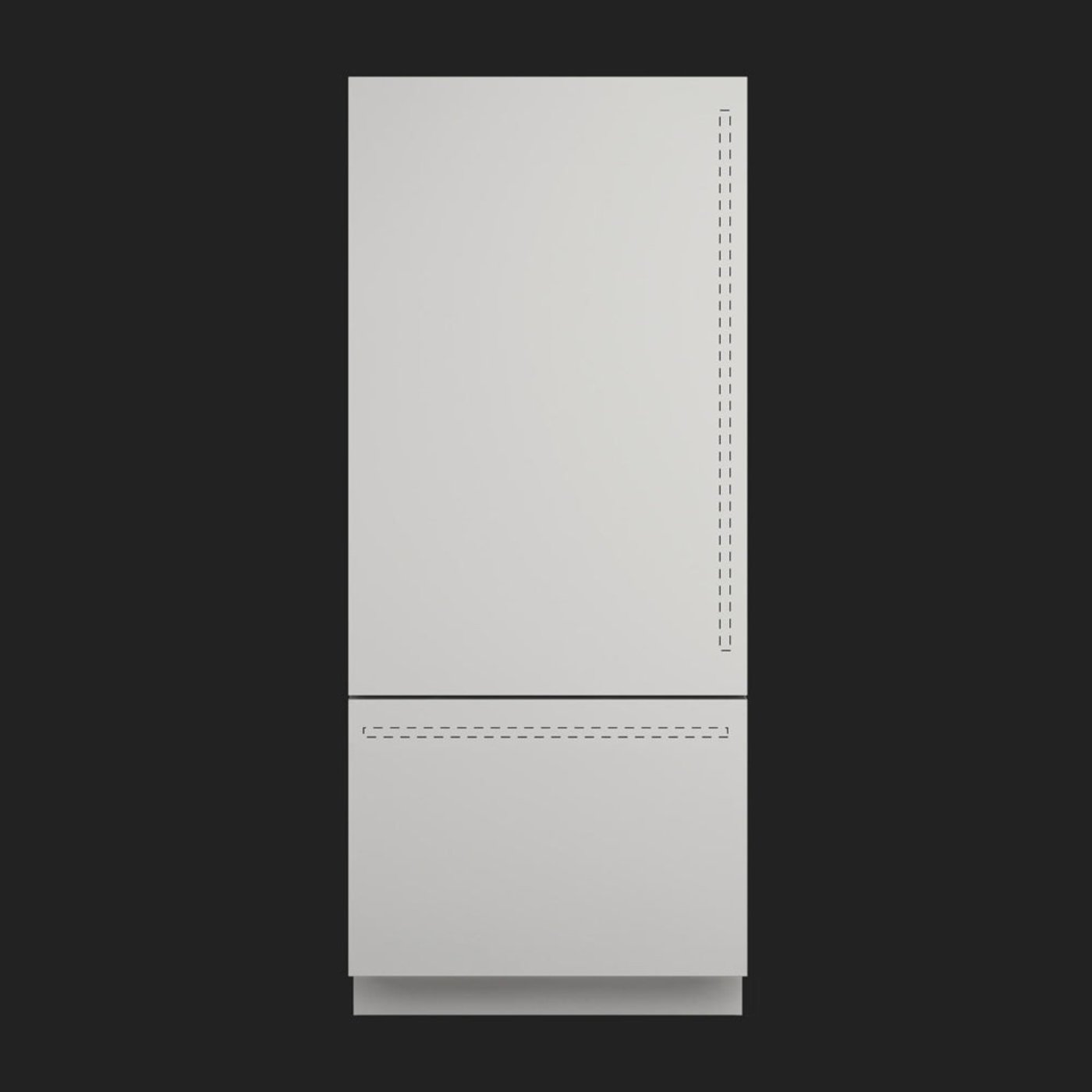 Fulgor Milano 36 in. 14.7 cu. ft. Built-In Refrigerator with Panel Ready Door and Door Hinge Options - F7IBM36O1