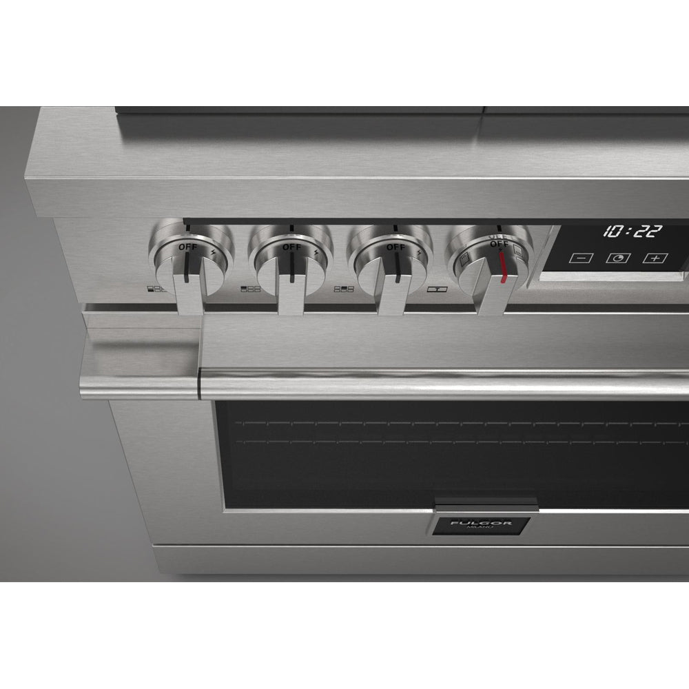 Fulgor Milano 36 in. 400 Series Accento All Gas Range in Stainless Steel - F4PGR366S2