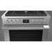 Fulgor Milano 36 in. 400 Series Accento Dual Fuel Range in Stainless Steel -F4PDF366S1