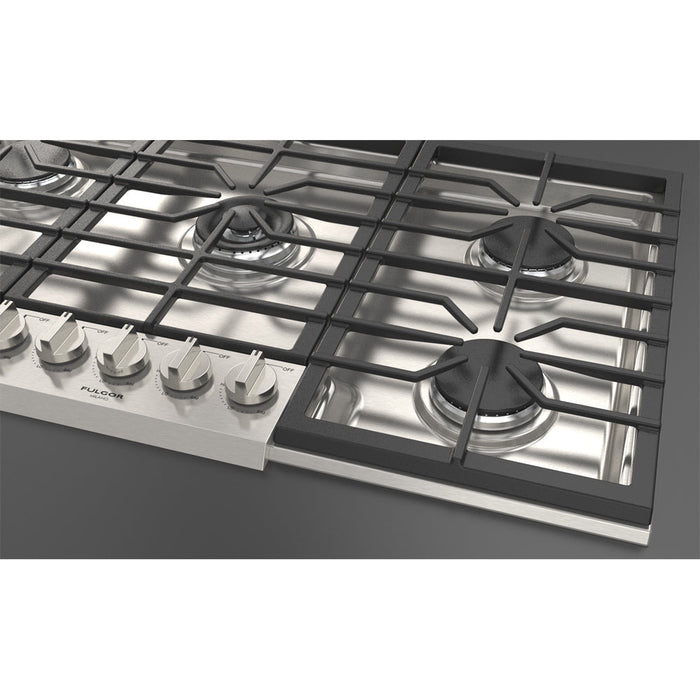 Fulgor Milano 36 in. 400 Series Gas Cooktop with 5 Burners in Stainless Steel - F4PGK365S1