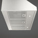 Fulgor Milano 36 in. 450 CFM Under Cabinet Range Hood in Stainless Steel - F4UC36S1