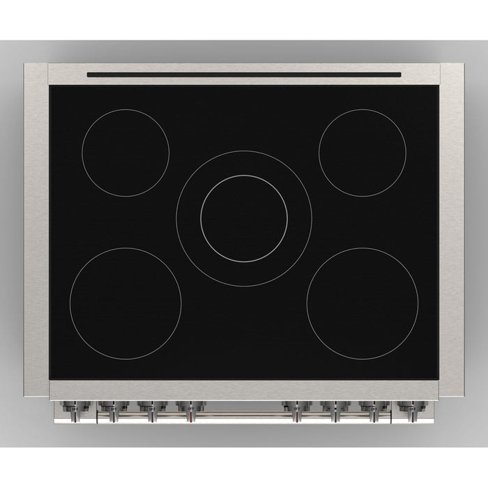 Fulgor Milano 36 in. 600 Series All Electric Induction Range in Stainless Steel - F6PIR365S1