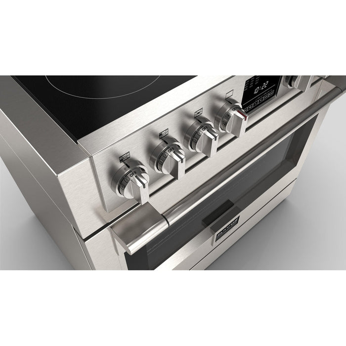 Fulgor Milano 36 in. 600 Series All Electric Induction Range in Stainless Steel - F6PIR365S1