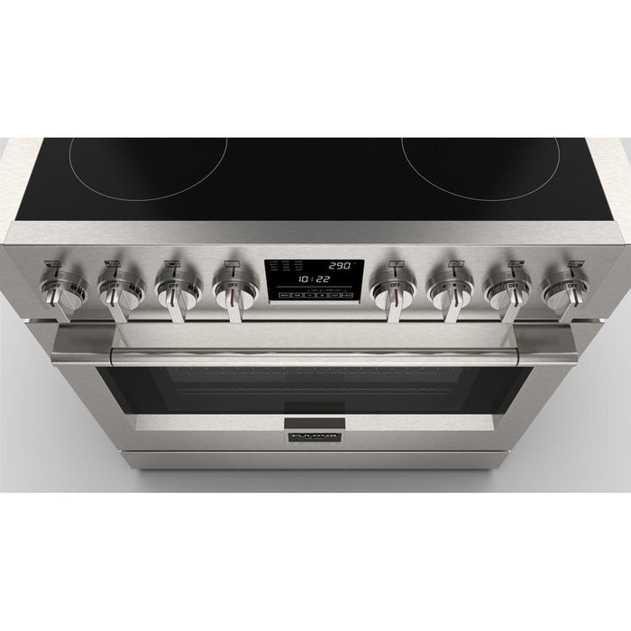 Fulgor Milano 36 in. 600 Series All Electric Induction Range in Stainless Steel - F6PIR365S1