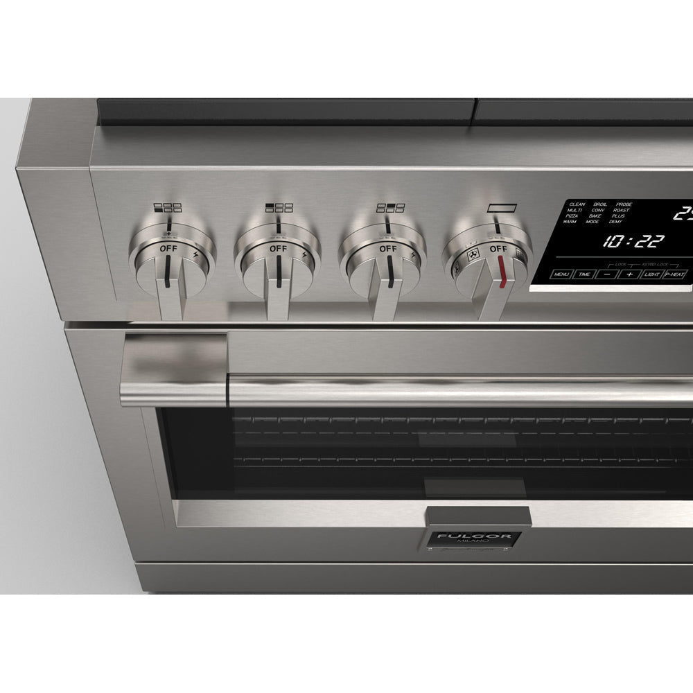 Fulgor Milano 36 in. 600 Series Dual Fuel Range with 6 Burners in Stainless Steel - F6PDF366S1