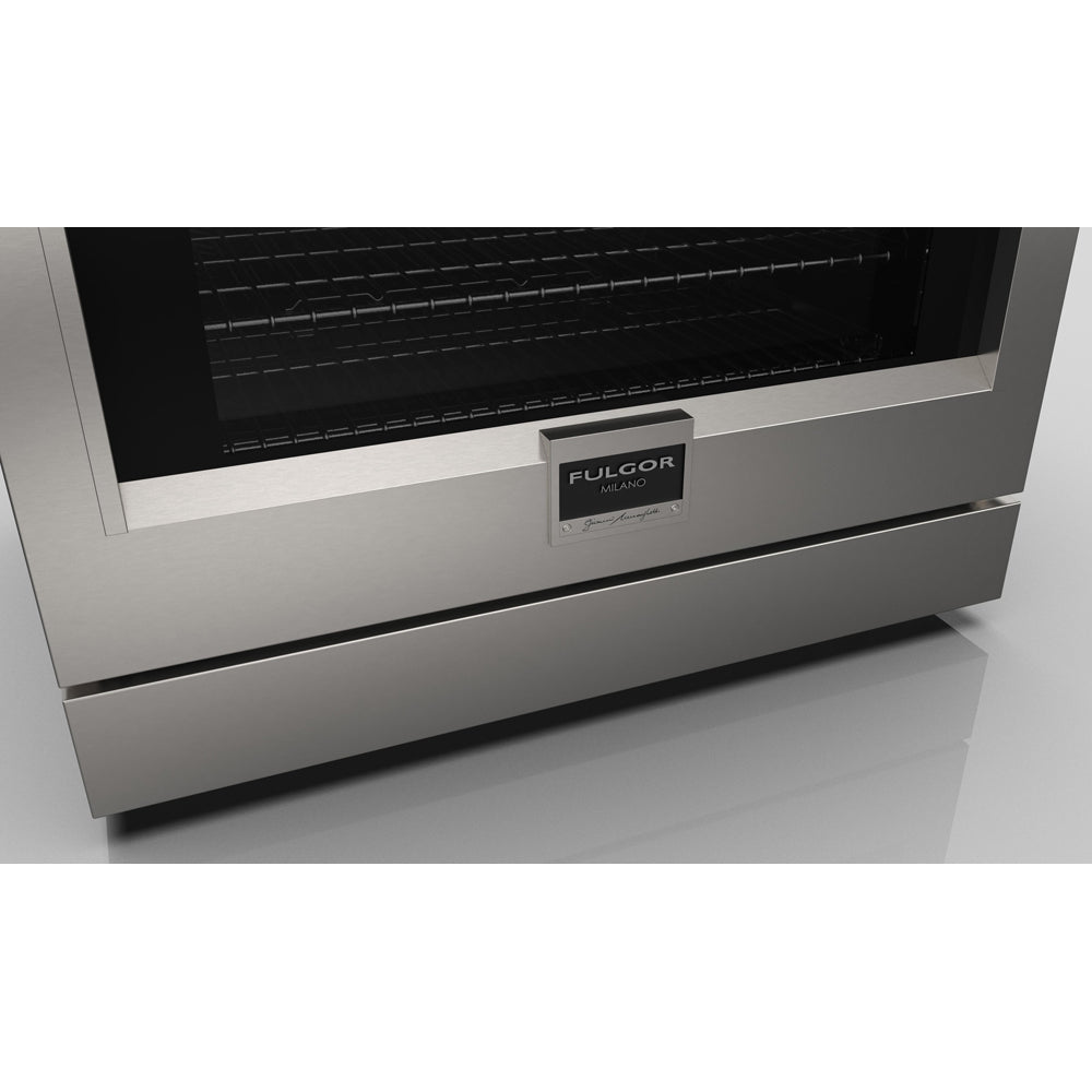 Fulgor Milano 36 in. 600 Series Dual Fuel Range with 6 Burners in Stainless Steel - F6PDF366S1