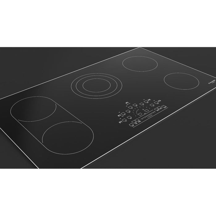 Fulgor Milano 36 in. 600 Series Electric Cooktop with 5 Burners and Glass Ceramic Cooktop in Stainless Steel - F6RT36S2