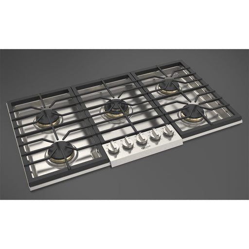 Fulgor Milano 36 in. 600 Series Gas Cooktop with 5 Burners in Stainless Steel - F6PGK365S1