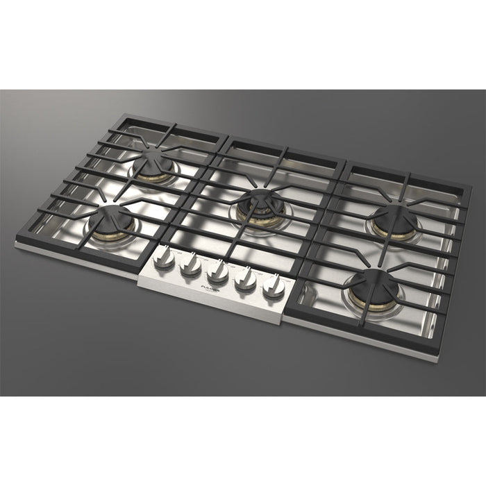 Fulgor Milano 36 in. 600 Series Gas Cooktop with 5 Burners in Stainless Steel - F6PGK365S1