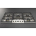 Fulgor Milano 36 in. 600 Series Gas Cooktop with 5 Burners in Stainless Steel - F6PGK365S1