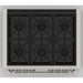 Fulgor Milano 36 in. 600 Series Pro All Gas Range with 6 Burners in Stainless Steel - F6PGR366S2