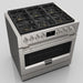 Fulgor Milano 36 in. 600 Series Pro All Gas Range with 6 Burners in Stainless Steel - F6PGR366S2